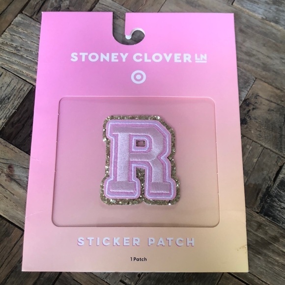 NWT Stoney Clover Letter R Sticker Patch - Picture 1 of 1